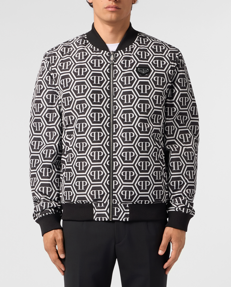 Logowana kurtka typu bomber