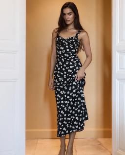 Sukienka z kwiatowym printem Samantha Fleur - Image #1