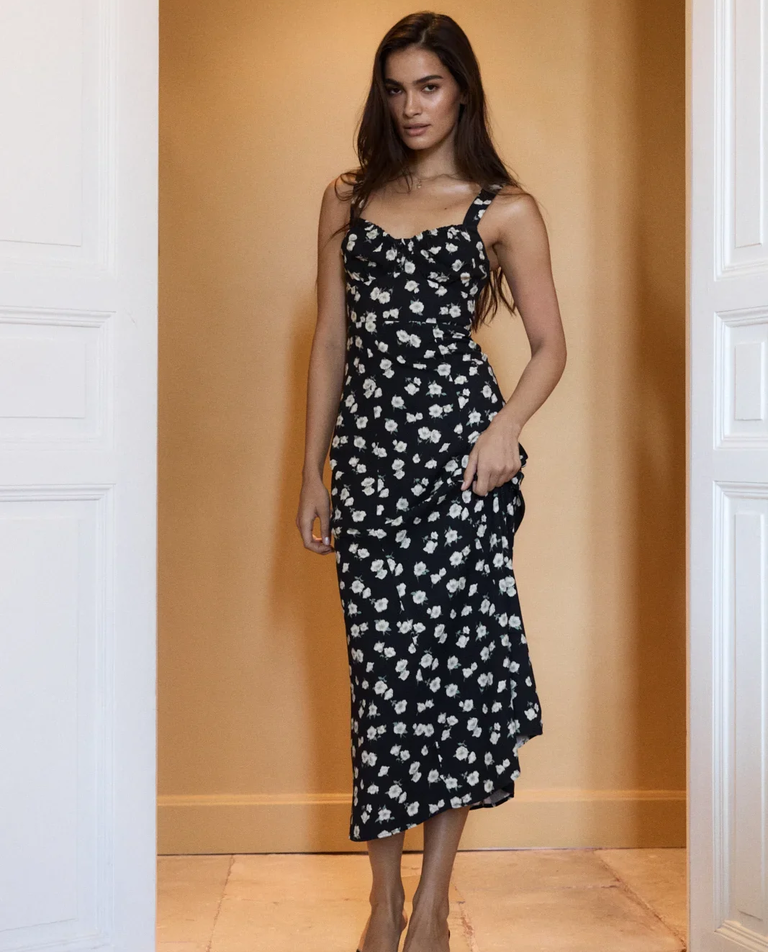 Sukienka z kwiatowym printem Samantha Fleur