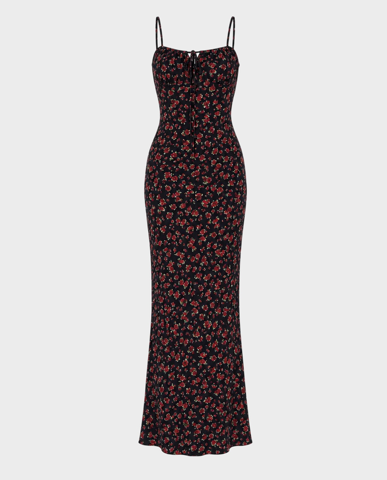Maxi sukienka w kwiaty Roseline