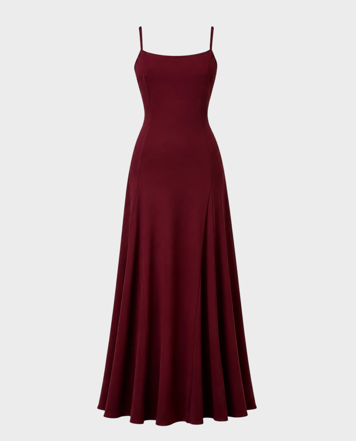 Bordowa maxi sukienka Mel - Image #0