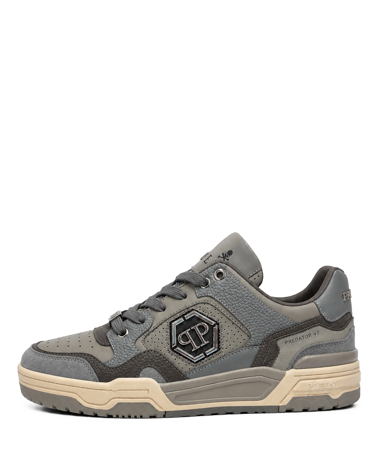 Szare sneakersy Predator V2 - Image #5
