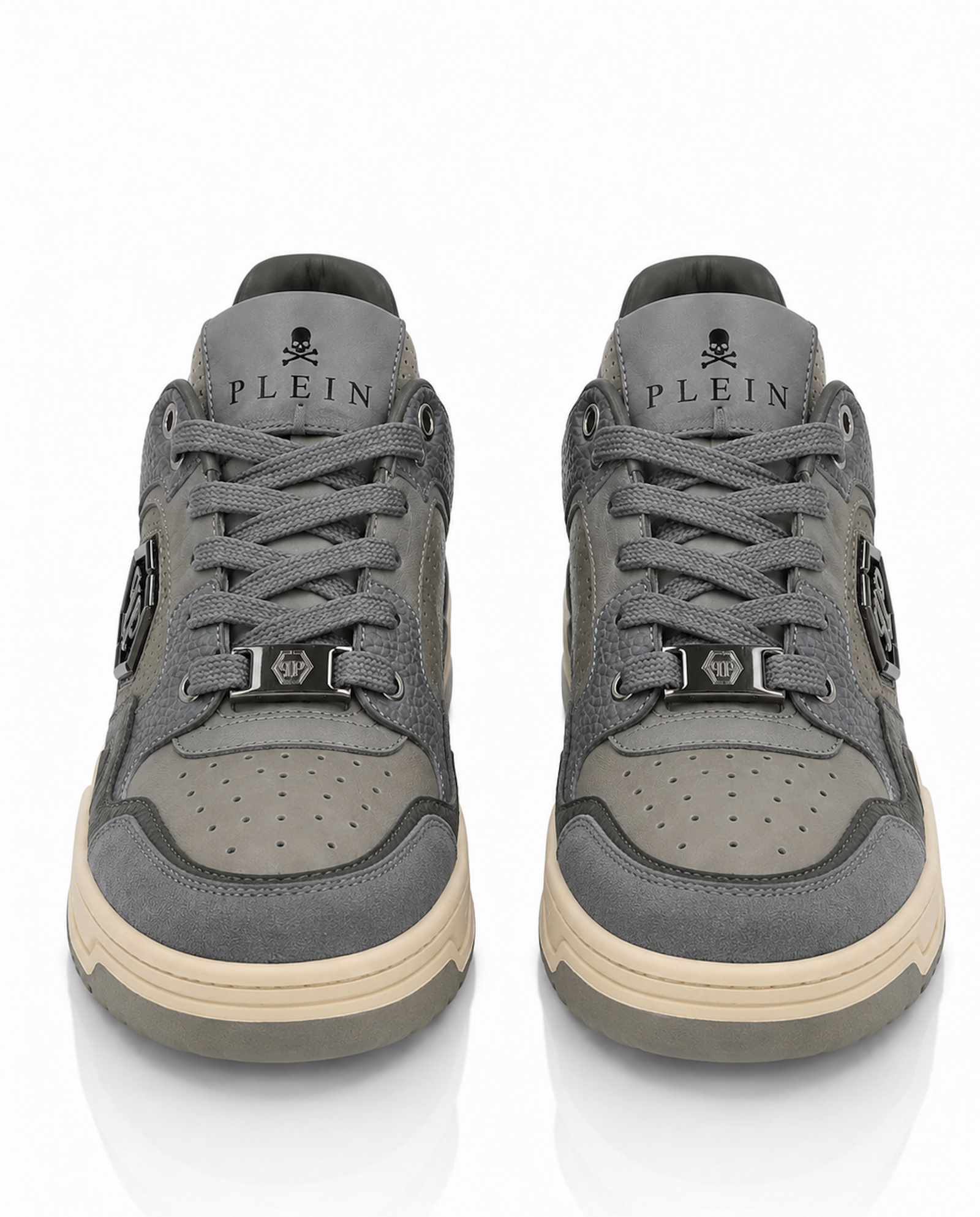 Szare sneakersy Predator V2 - Image #4