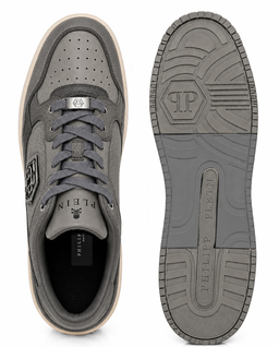 Szare sneakersy Predator V2 - Image #7
