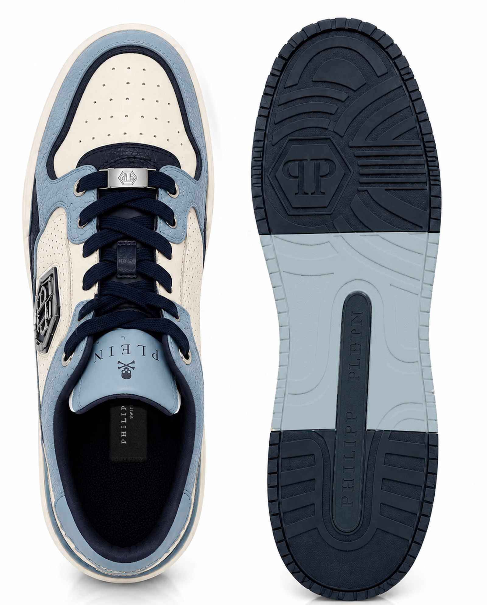Niebieskie sneakersy Predator V2 - Image #7