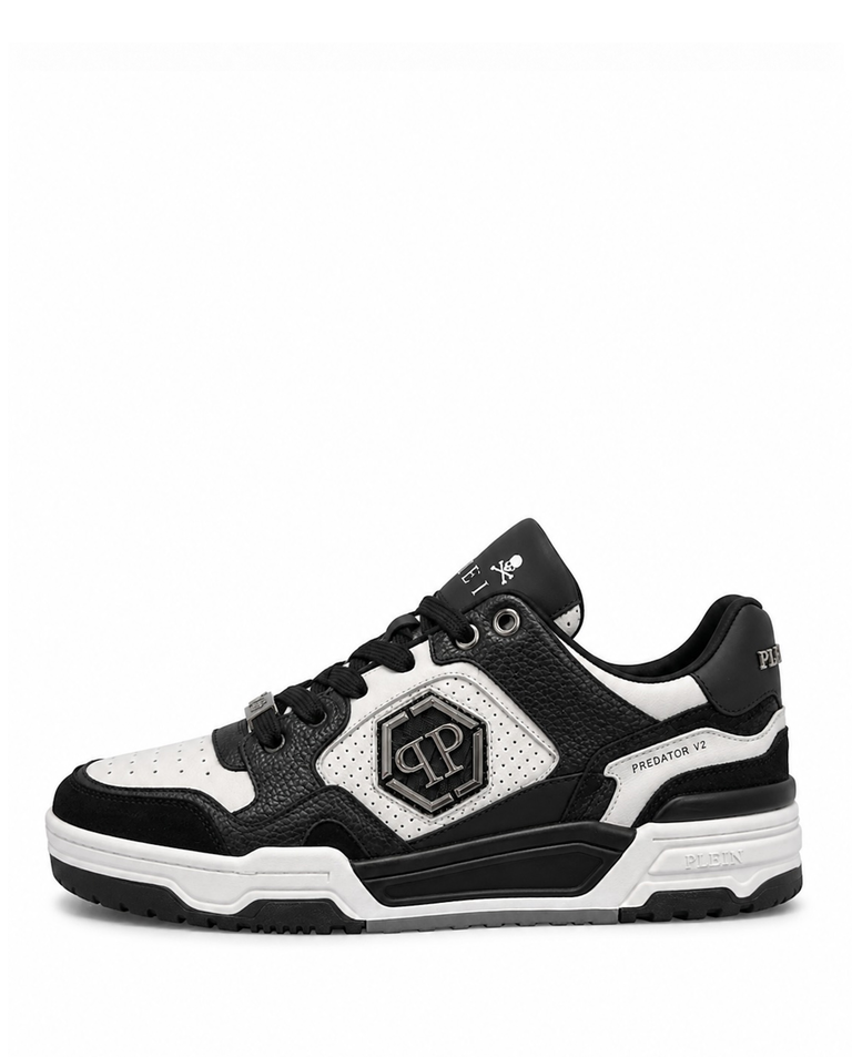 Biało-czarne sneakersy Predator V2 - Image #5