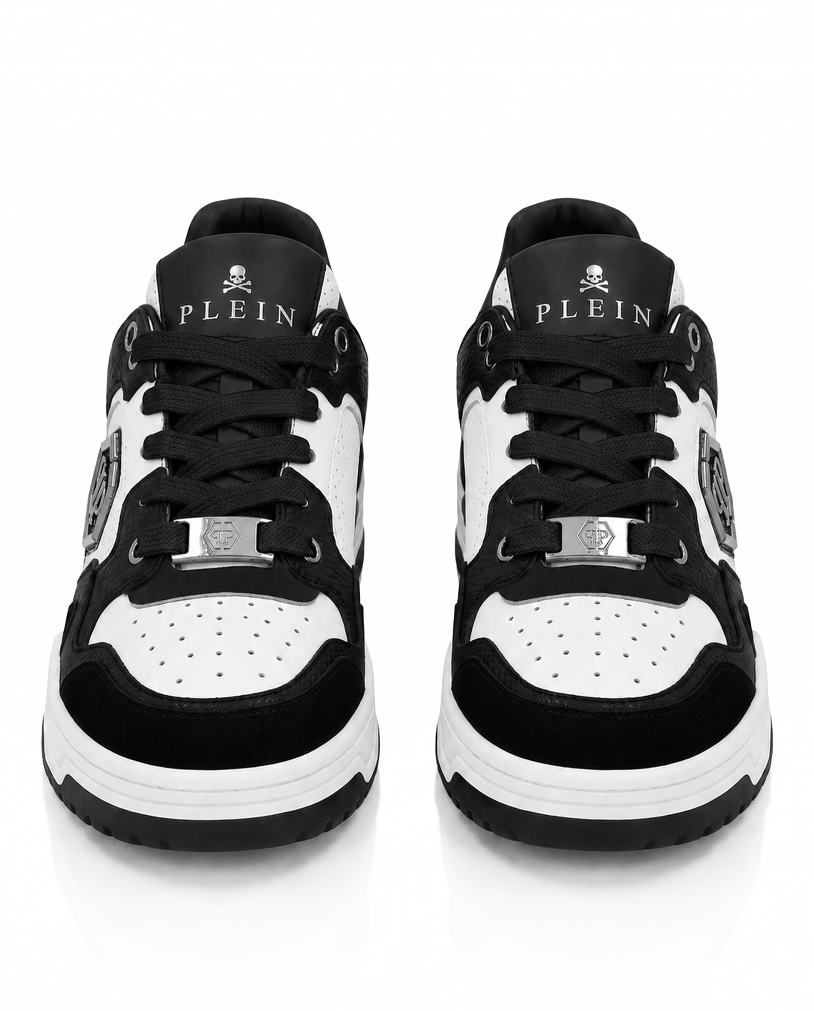 Biało-czarne sneakersy Predator V2 - Image #4