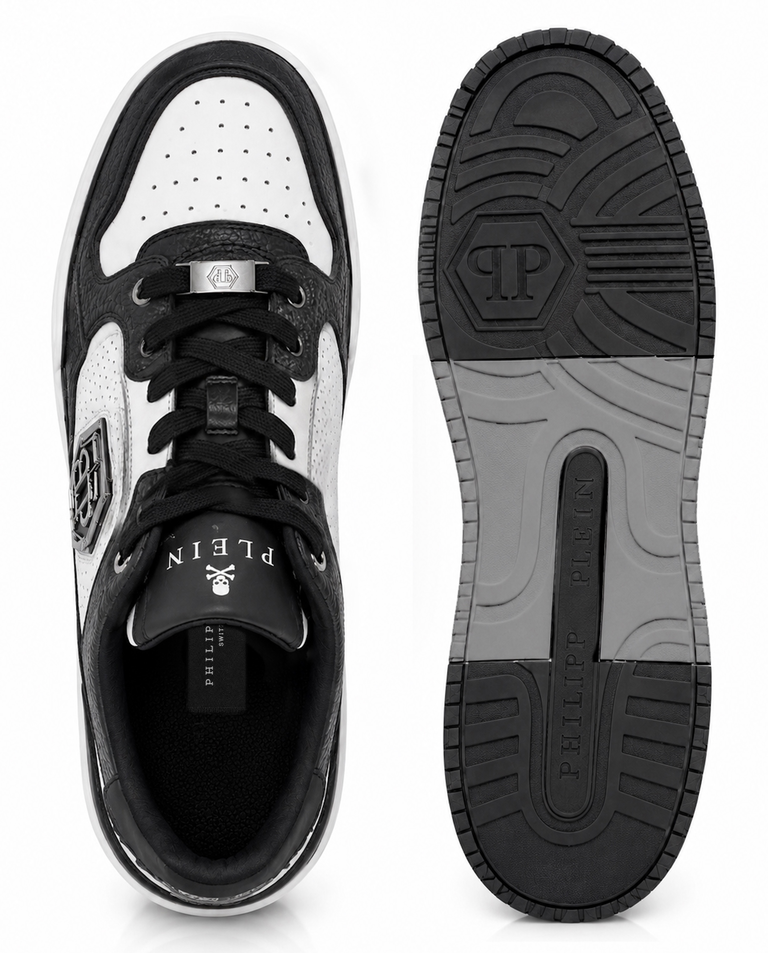 Biało-czarne sneakersy Predator V2 - Image #7