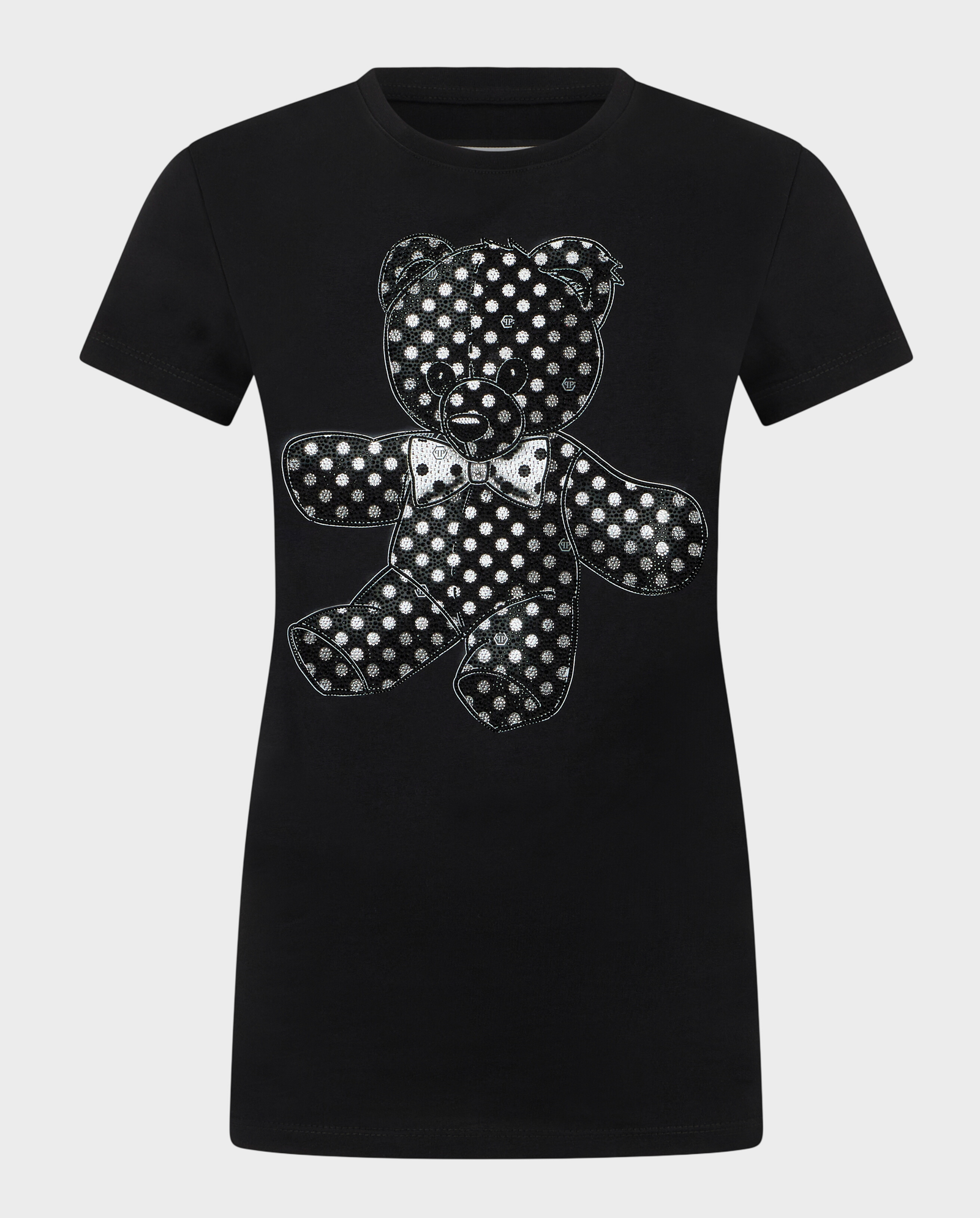 Czarny t-shirt Stass Teddy Pure Fit - Image #0