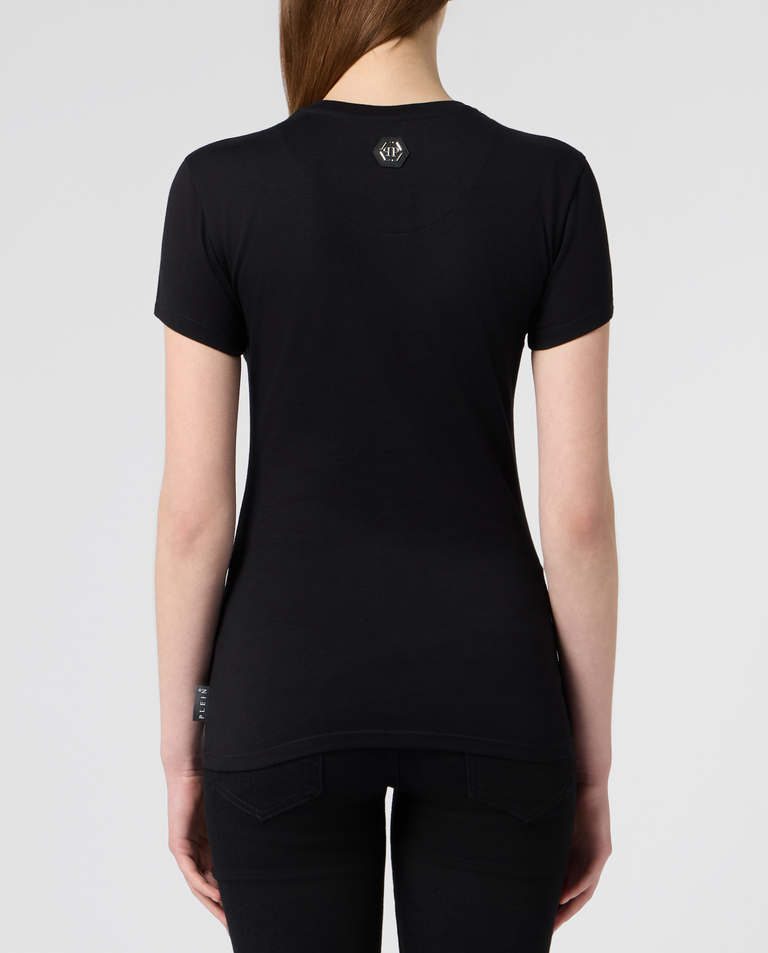 Czarny t-shirt Stass Teddy Pure Fit - Image #2