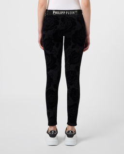 Legginsy z kwiatowym motywem - Image #2