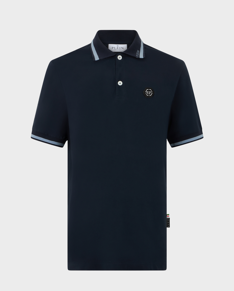 Granatowa koszulka polo