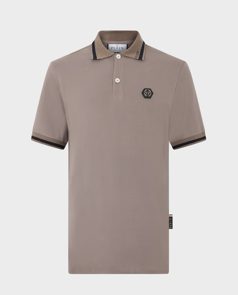 Beżowa koszulka polo