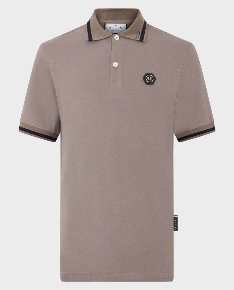 Beżowa koszulka polo