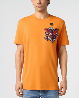 Pomarańczowy t-shirt Chest Dragon Stones - Image #1