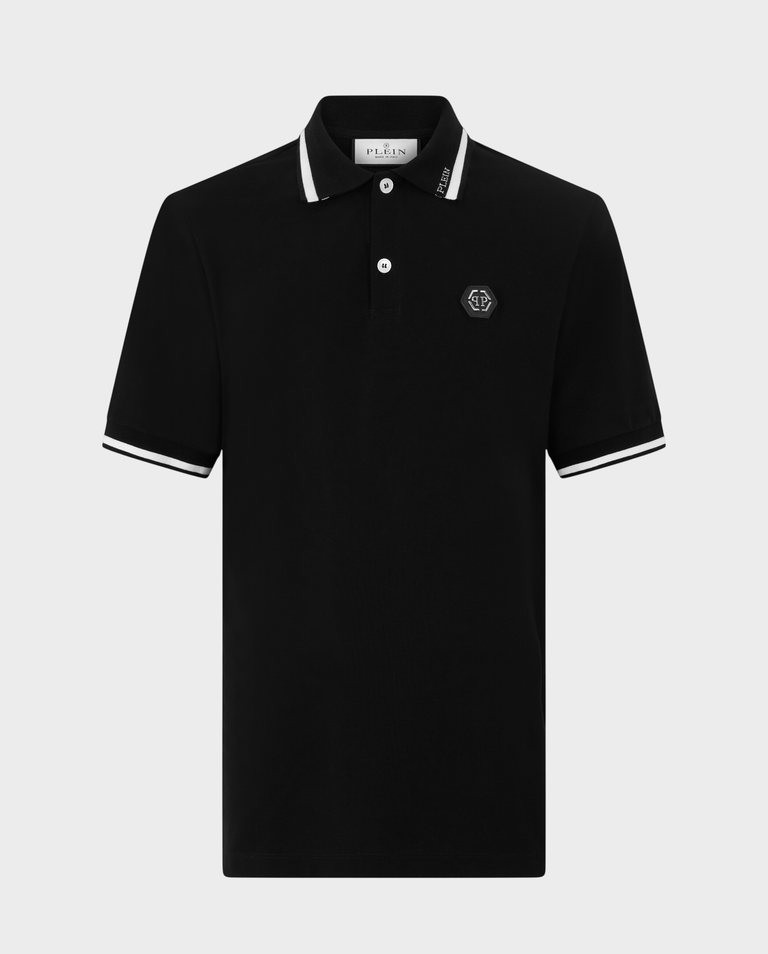 Czarna koszulka polo
