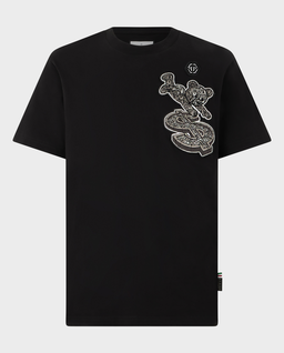 Czarny t-shirt Chest Teddy Stones - Image #0
