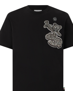Czarny t-shirt Chest Teddy Stones - Image #1