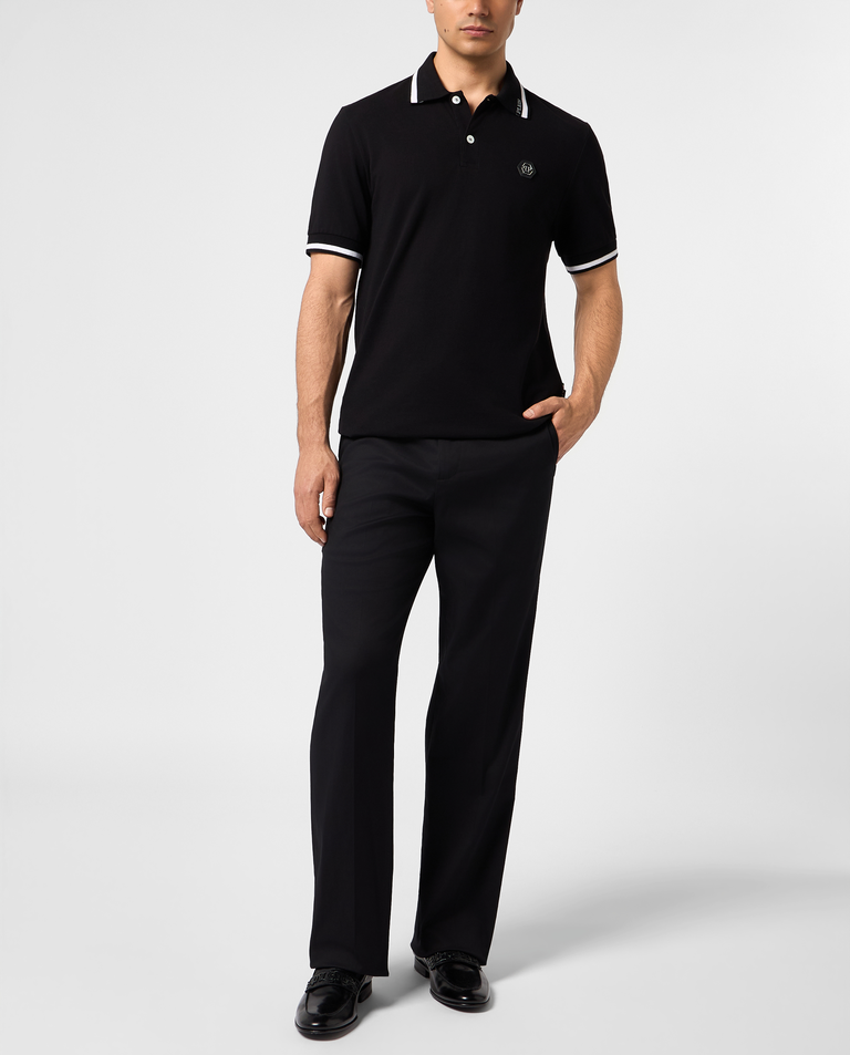 Czarna koszulka polo - Image #3