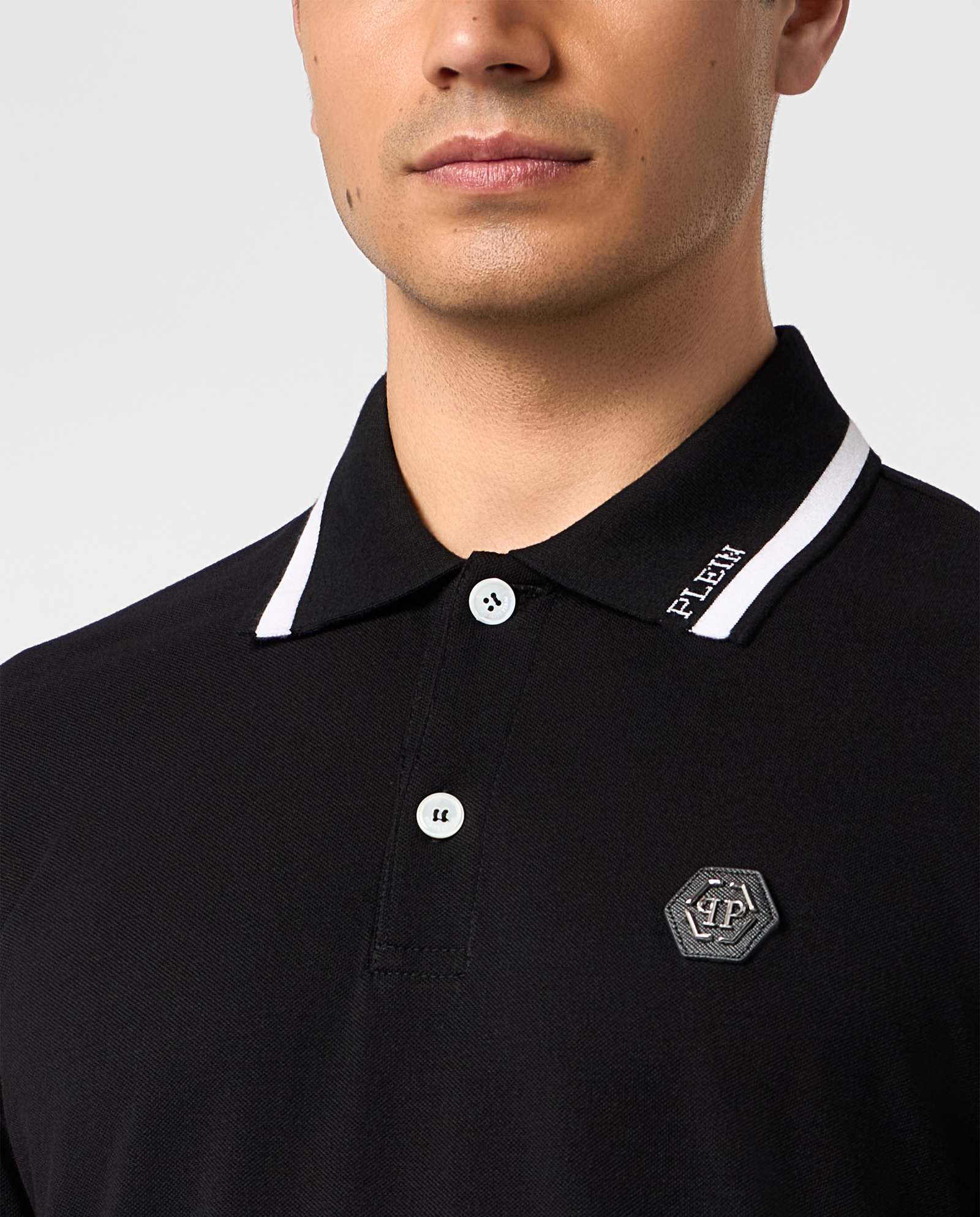 Czarna koszulka polo - Image #4