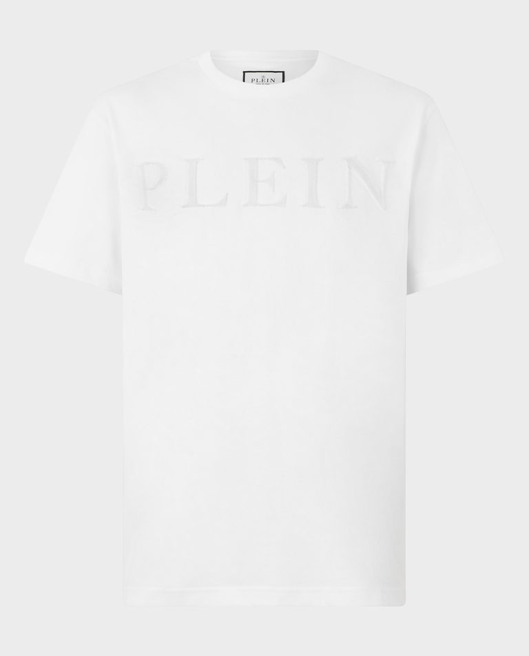 Biały t-shirt z logo