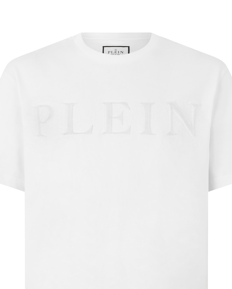 Biały t-shirt z logo