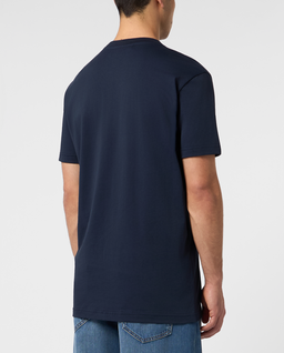 Granatowy t-shirt z logo - Image #4