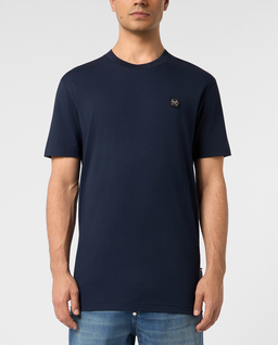 Granatowy t-shirt z logo - Image #1