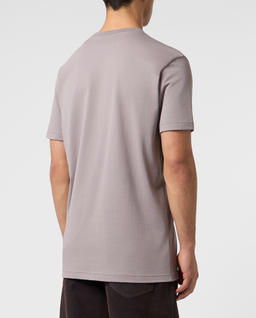 Beżowy t-shirt z logo - Image #3