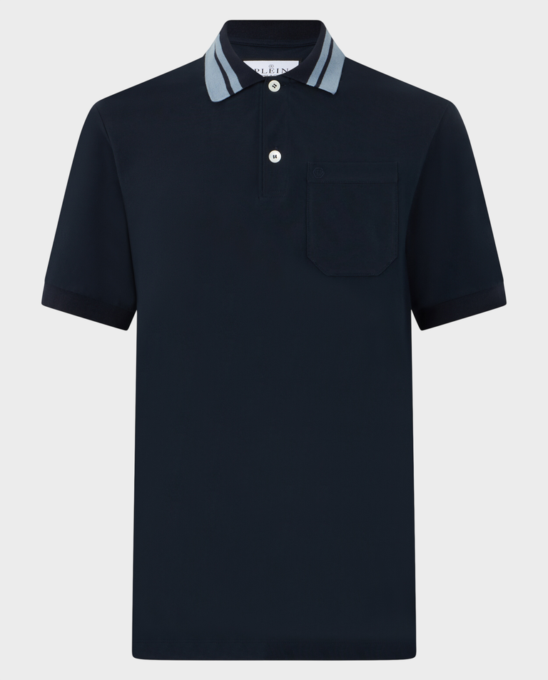 Granatowa koszulka polo