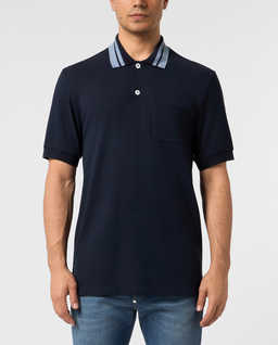 Granatowa koszulka polo - Image #1