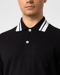 Czarna koszulka polo - Image #3