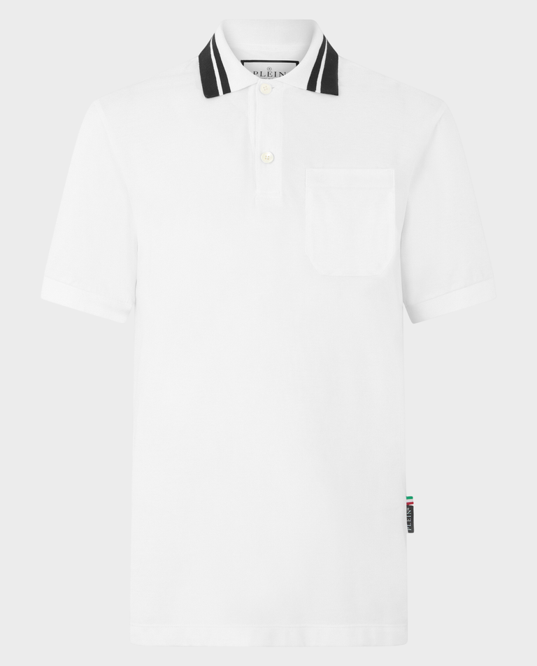 Biała koszulka polo