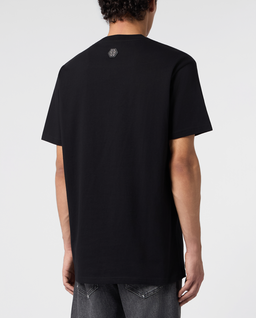Czarny t-shirt z motywem czaszki - Image #2