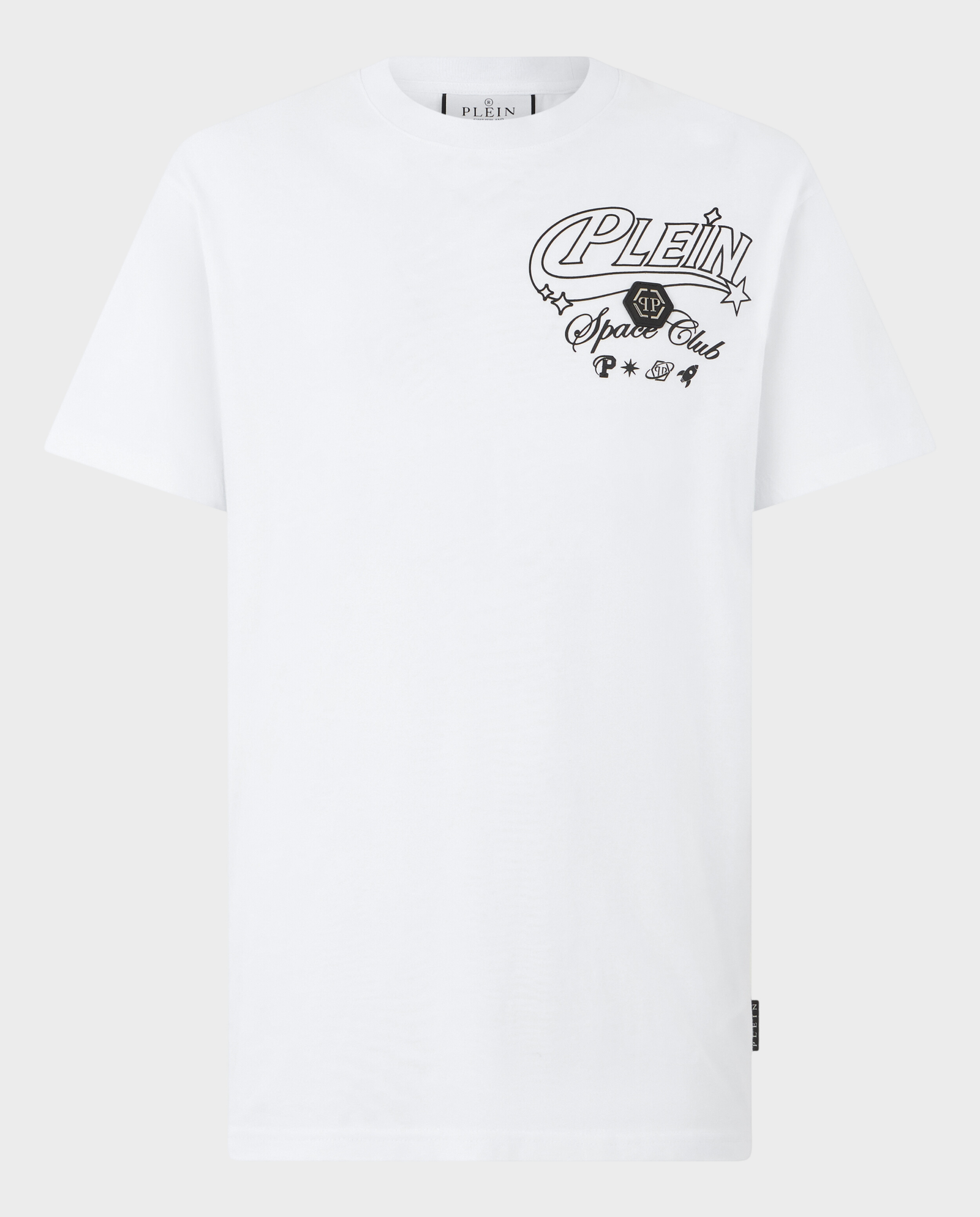 Biały t-shirt z napisami - Image #0