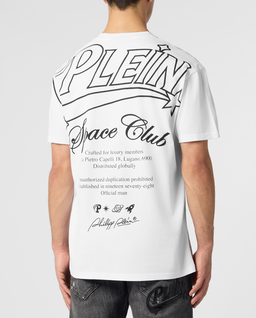 Biały t-shirt z napisami - Image #1