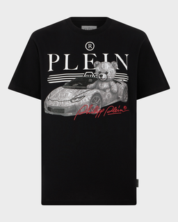 Czarny t-shirt Teddy Car Stones - Image #0