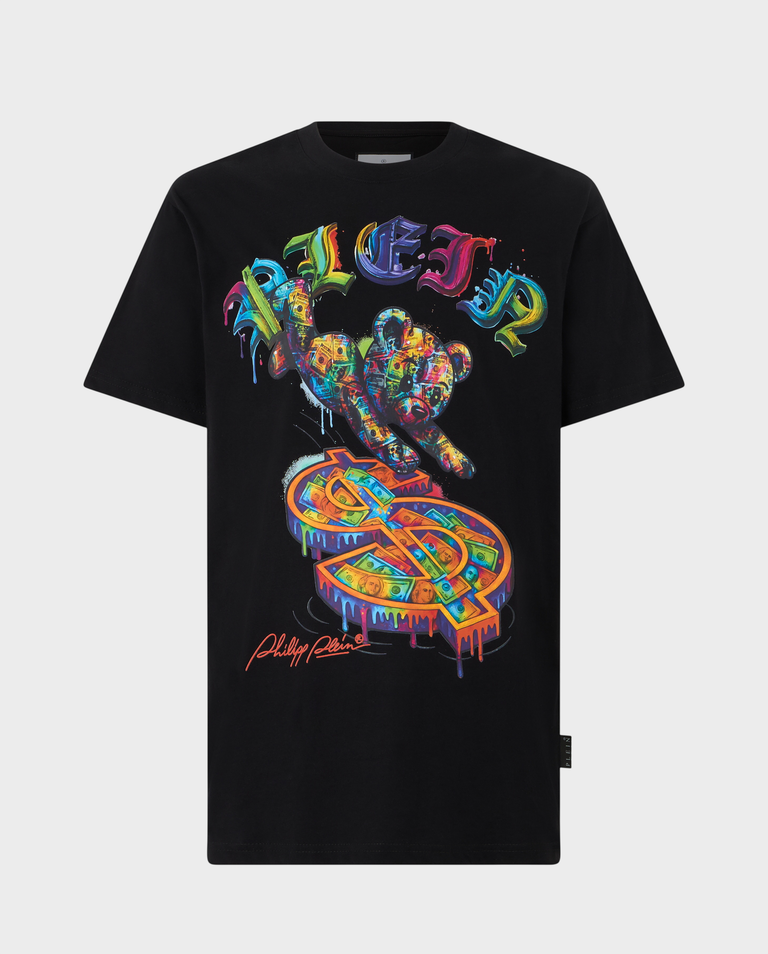 Czarny t-shirt Teddy Dollar