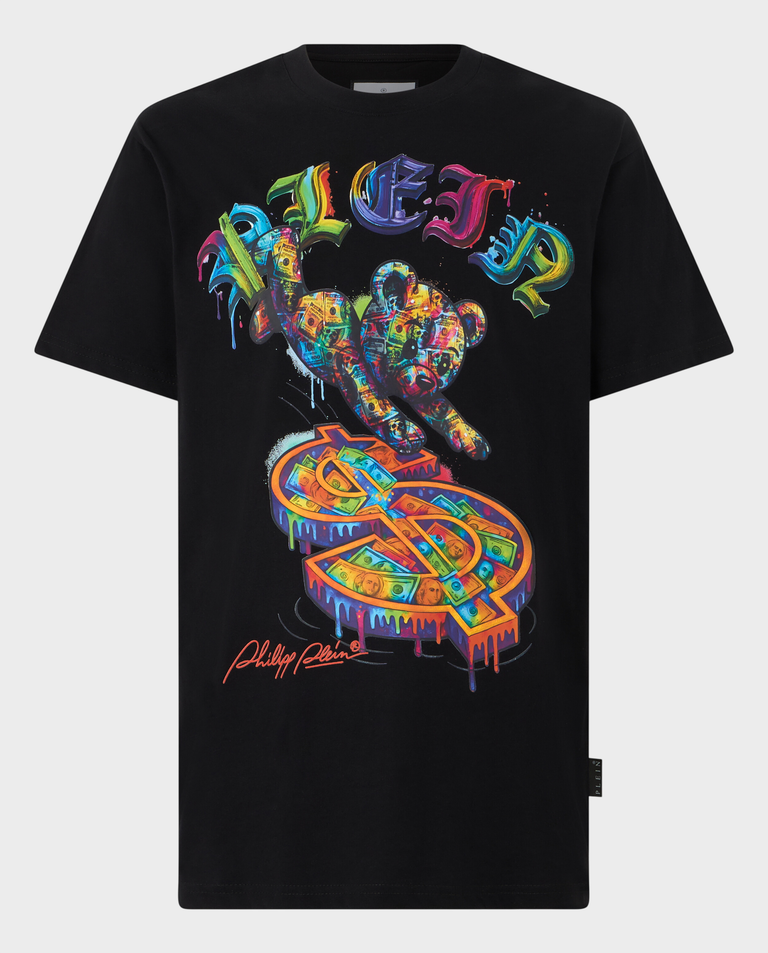 Czarny t-shirt Teddy Dollar