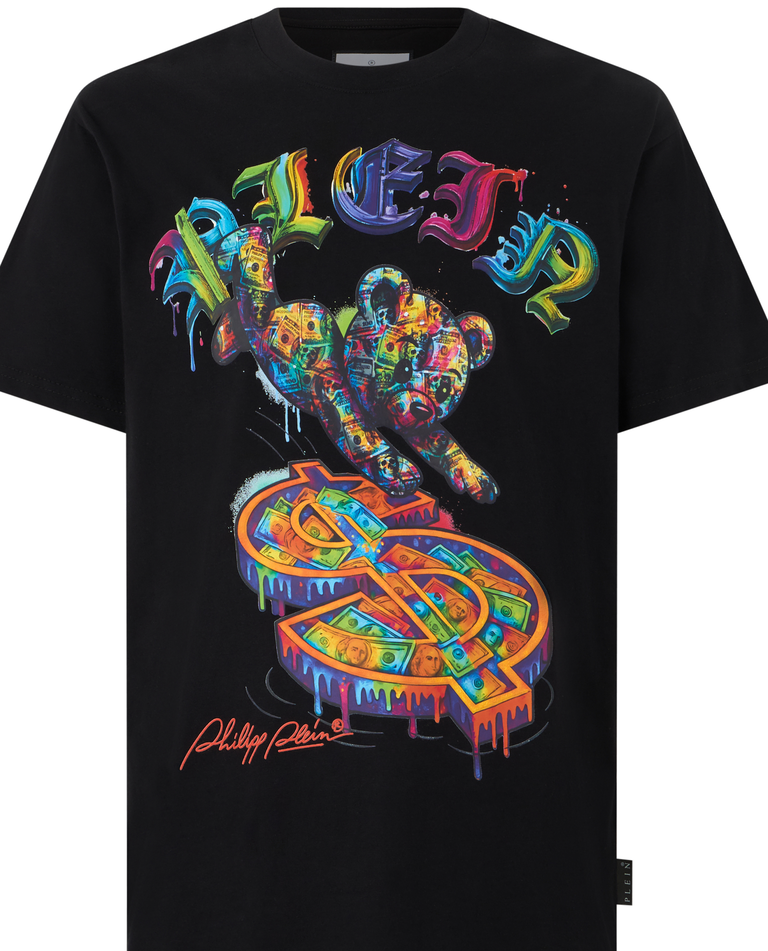 Czarny t-shirt Teddy Dollar