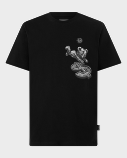 Czarny t-shirt z motywem Teddy Dollar - Image #0