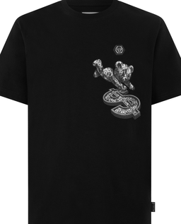 Czarny t-shirt z motywem Teddy Dollar - Image #1