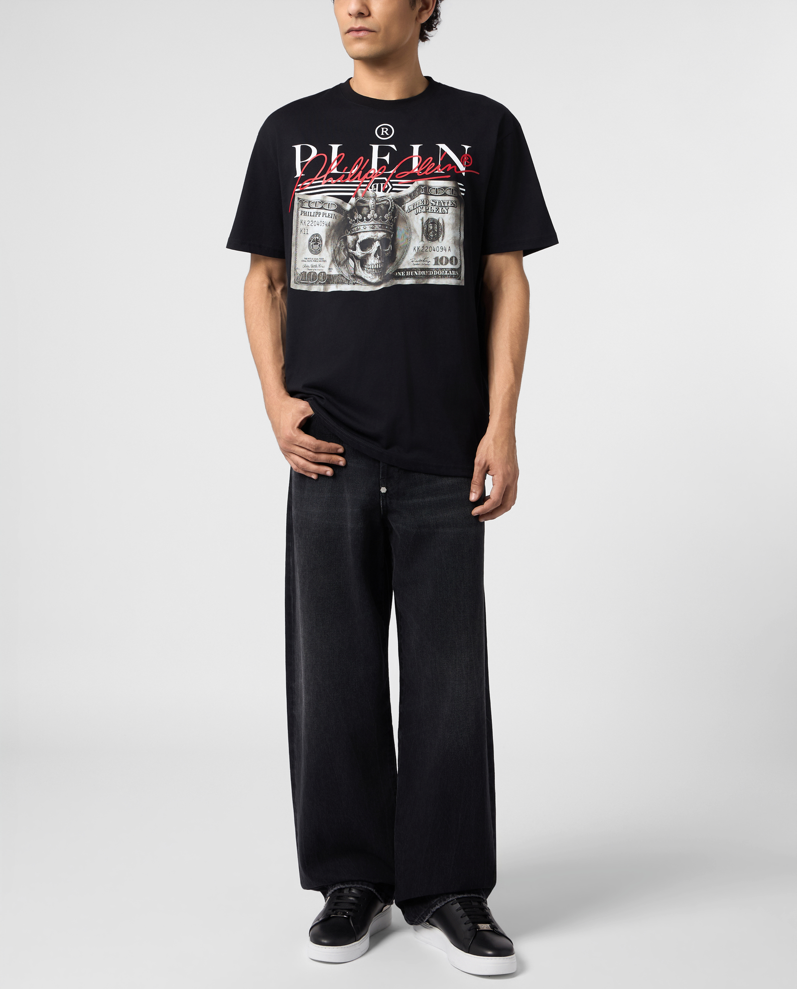 Czarny t-shirt Dollar Siganture - Image #3