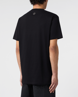 Czarny t-shirt z nadrukiem Dollar Signature - Image #2