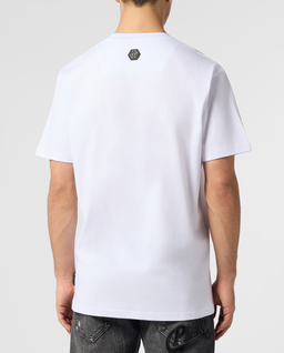 Biały t-shirt z nadrukiem Dollar Signature - Image #2