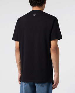Czarny t-shirt Multicolor Dollar Skull - Image #2