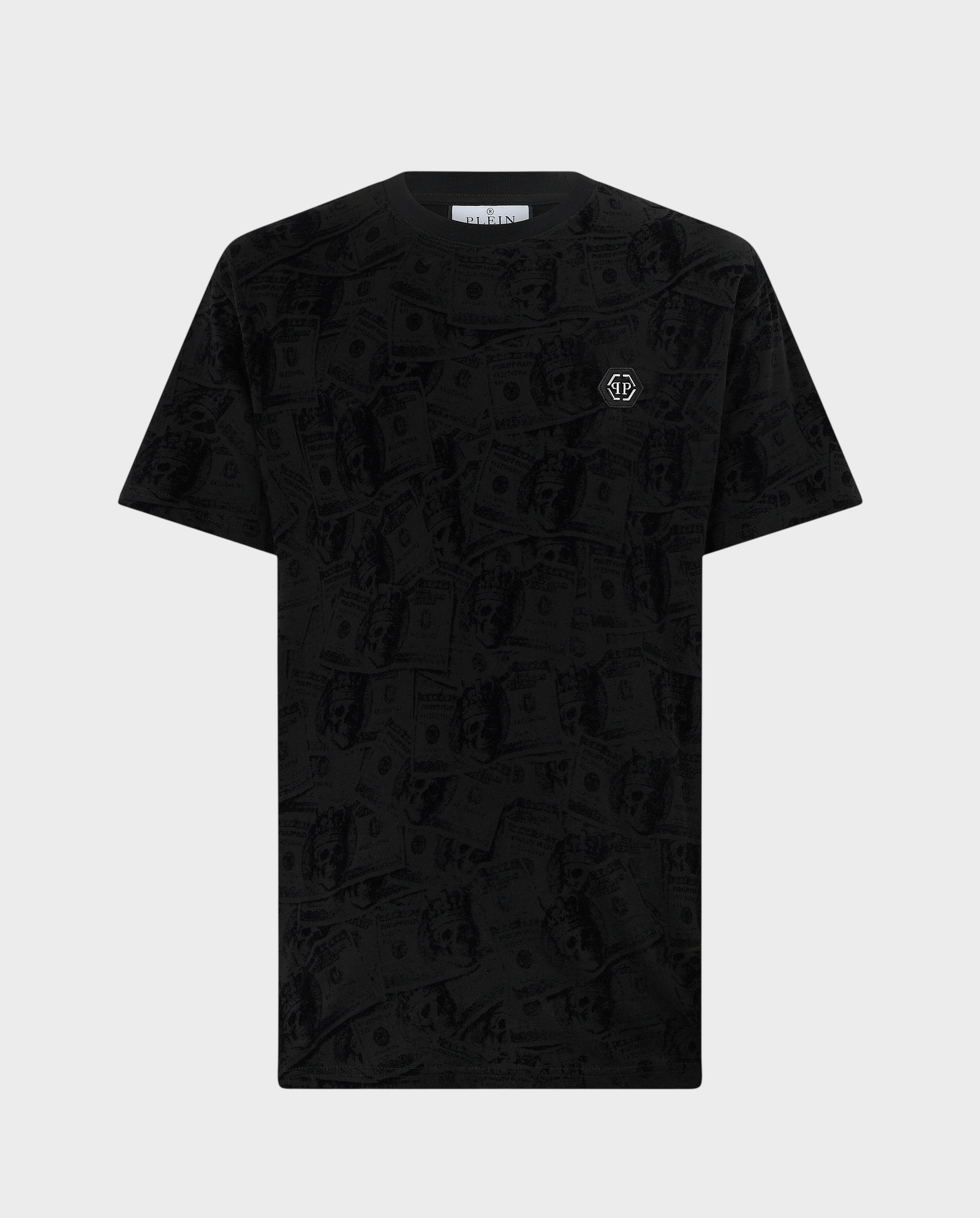 T-shirt z okrągłym dekoltem All-Over Dollar - Image #0