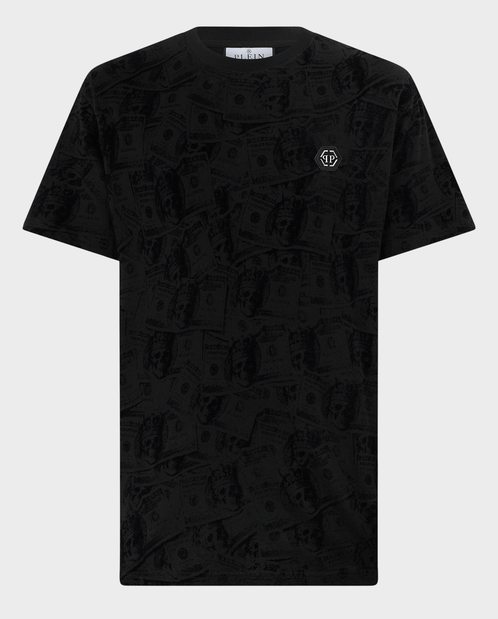 T-shirt z okrągłym dekoltem All-Over Dollar - Image #0