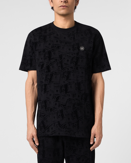T-shirt z okrągłym dekoltem All-Over Dollar - Image #1