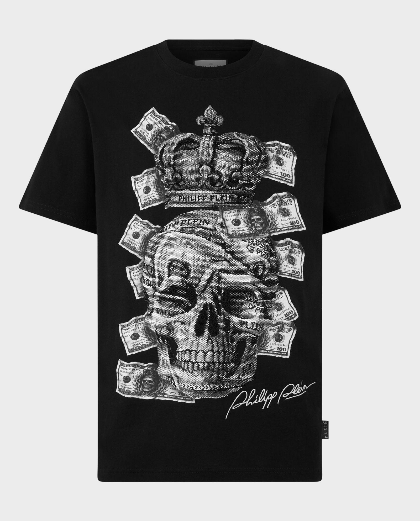 T-shirt z nadrukiem Dollar Skull Stones - Image #0